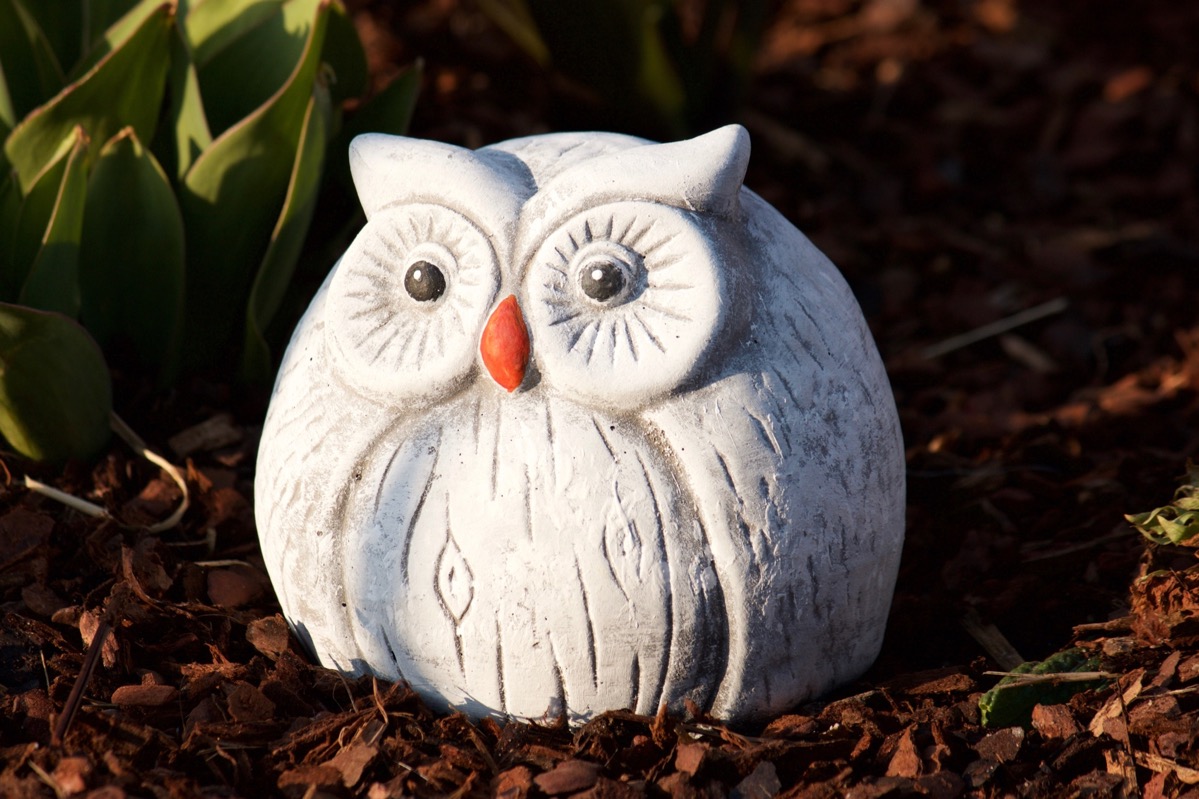 Pierre personnage weple assis gris ardoise Steinguss au gel chiens personnage Gartendeko