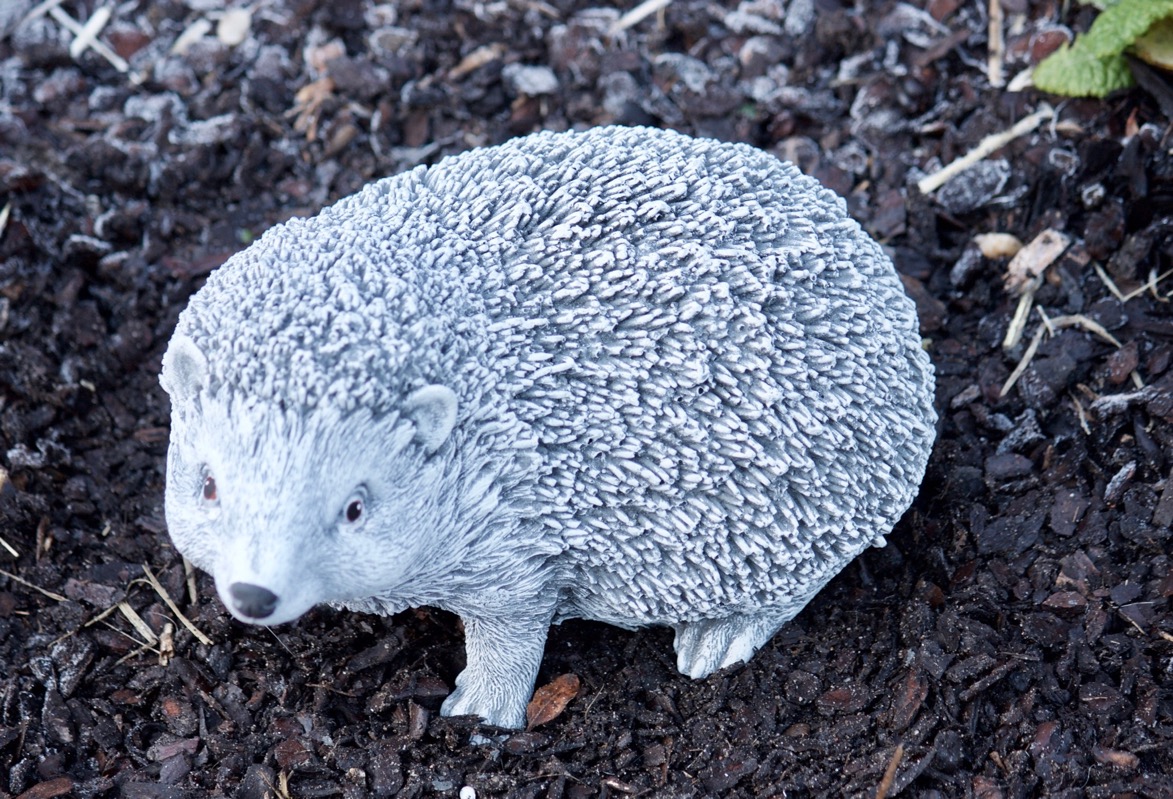 Stoneandstyle Igel Ferdi - Frostfeste Steinfigur Für Garten & Balkon
